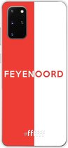 6F hoesje - geschikt voor Samsung Galaxy S20+ -  Transparant TPU Case - Feyenoord - met opdruk #ffffff