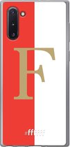 6F hoesje - geschikt voor Samsung Galaxy Note 10 -  Transparant TPU Case - Feyenoord - F #ffffff