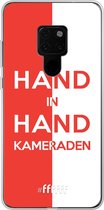 6F hoesje - geschikt voor Huawei Mate 20 -  Transparant TPU Case - Feyenoord - Hand in hand, kameraden #ffffff