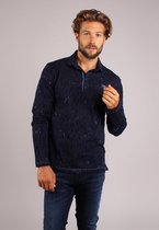Longsleeve Polo 23141 Navy