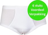 Beeren heren slip wit 100% Katoen 6 stuks - XXL