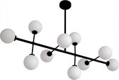 Stylezy Hanglamp Vivienne 10 Bollen Zwart