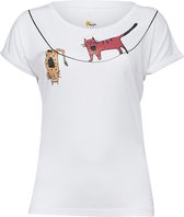 Biggdesign-Acrobat Cat-T Shirt-M