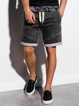 Heren - Jeans - Short - Zwart - W219