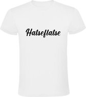 Hatseflatse Zwart Heren t-shirt |  Massa is kassa | hatseflatsen | Peter Gillis | Wit