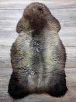 WOOOL Schapenvacht - Zwart Australisch XS (80cm) 100% ECO - Kortharig - Heerlijk Zacht Schapenvel