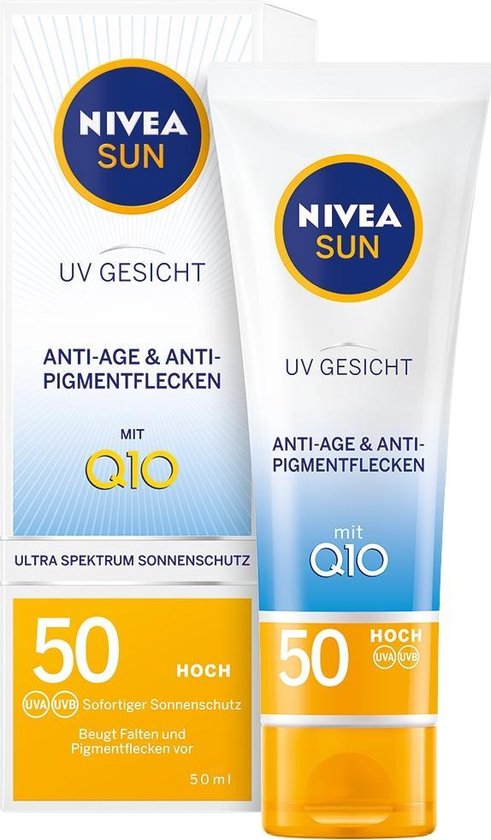 Nivea Face Sunscreen Anti Age LSF50 50ml - 1 stuk