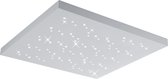 LED Plafondlamp - Plafondverlichting - Trinon Tarza - 36W - Aanpasbare Kleur - Vierkant - Mat Wit - Aluminium
