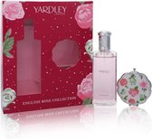 English Rose Yardley by Yardley London   - Gift Set - 120 ml Eau De Toilette Spray + Compact Mirror