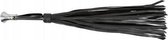 Zweep zwart met zilver - Zwart - BDSM - SM toys - BDSM - Zweepjes en Knevels
