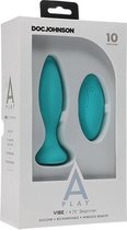 Vibe Beginner Vibrerende Buttplug - Turquoise - Turquoise - Sextoys - Anaal Toys - Dildo - Buttpluggen