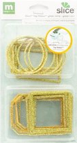 Slice Making Memories Slice Tag Maker Glitter Rim Multipack, groen