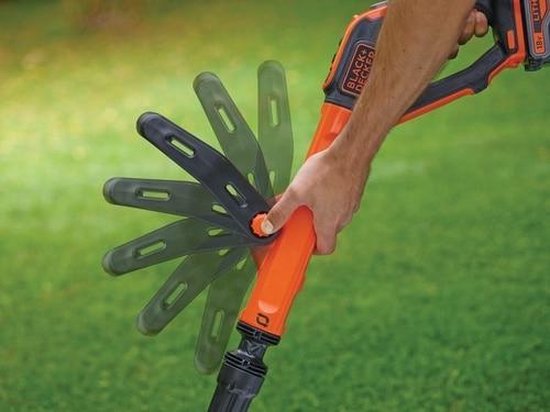 Black+Decker STC1840EPC 18V Li-Ion accu grastrimmer set (1x 4,0Ah accu) - 30cm van Merkloos	 — afbeelding 5