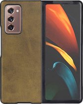 Samsung Galaxy Z Fold 2 5G Hoesje - Mobigear - Excellent Serie - Hard Kunststof Backcover - Groen - Hoesje Geschikt Voor Samsung Galaxy Z Fold 2 5G