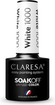 Claresa UV/LED Gellak White #1000 – 5ml.