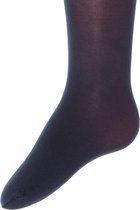 Ewers - Dikke kinderpanty - 80 DEN - effen Donkerblauw - 50% katoen - 134/146
