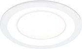 LED Spot - Inbouwspot - Torna Cynomi - 10W - Warm Wit 3000K - Rond - Mat Wit - Kunststof - Ø140mm