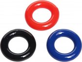 Rekbare cockring set - 3 stuks - Toys voor heren - Penisring - Diverse kleuren - Discreet verpakt en bezorgd