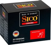 Sico Sensitive Condooms - 50 Stuks - Drogisterij - Condooms - Transparant - Discreet verpakt en bezorgd