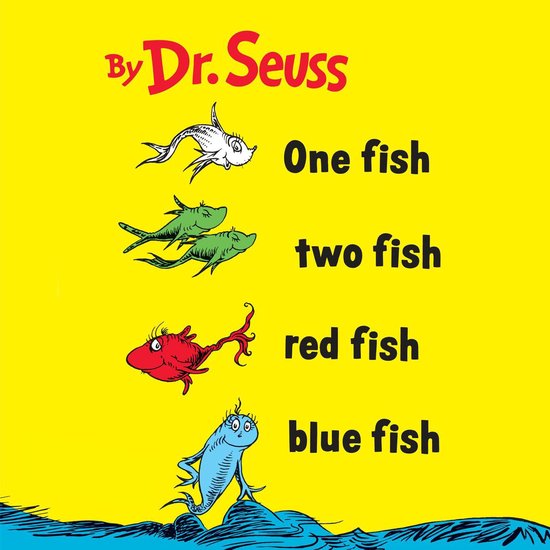 One Fish Two Fish Red Fish Blue Fish - cover