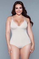 What Waist Corrigerende Body - Beige - Dames Lingerie - XXXl/XXXXL - XL - Body / Panty - Beige - Discreet verpakt en bezorgd