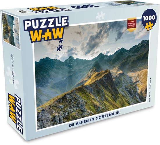 Puzzel De alpen in Oostenrijk - Legpuzzel - Puzzel 1000 stukjes volwassenen  | bol.com