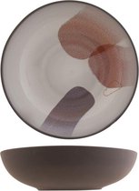 Pennello-Red - Diep Bord - D17xh4,5cm - Porselein - (set van 6)