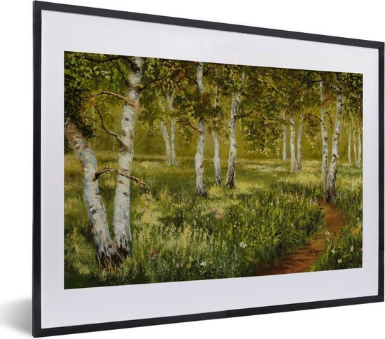 Poster met lijst bomen in de bloei - 40x30 cm