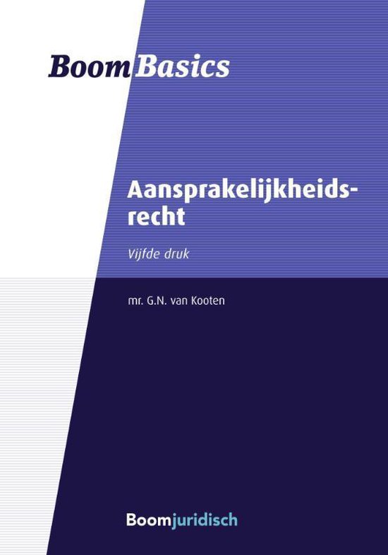 Boom Basics - Boom Basics Aansprakelijkheidsrecht - cover