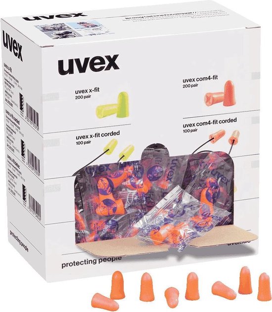 Uvex Oordopjes com4-Fit - 200 paar