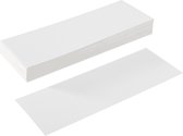 Papierstroken voor C-profiel, beschrijfbaar, wit, 100 stuks 500 x 37 mm