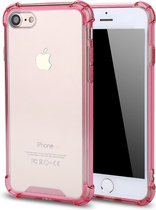 iPhone SE (2020) / 7 / 8 bumper case TPU + acryl - transparant roze