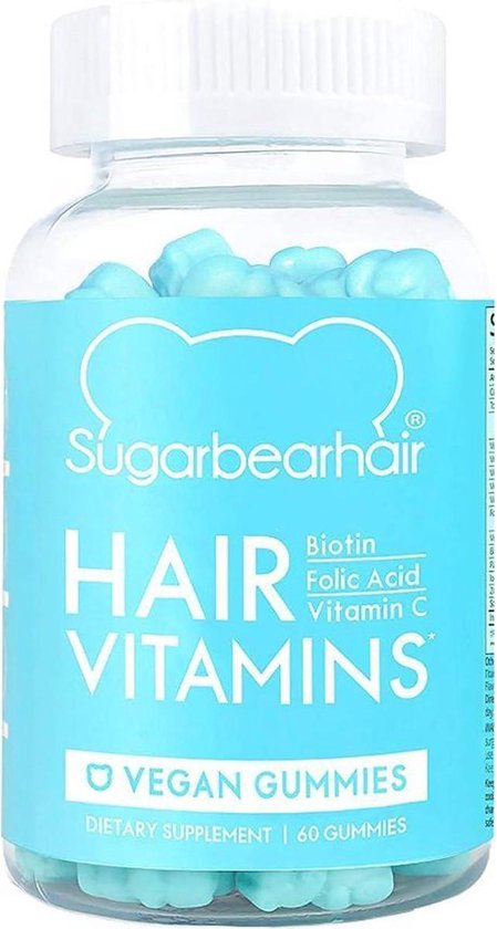 Sugar bear hair vitamins voedingssupplement - 60 gummies