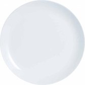 Luminarc Diwali Servies Witte Dinerborden D25cm - Opaal (set van 12) En Yourkitchen E-kookboek - Heerlijke Smulrecepten