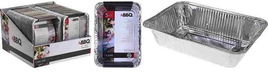 Moulds 1371045 Rectangular 22 x 15,5 x 4,5 cm Aluminium 5 Units van Attend. — afbeelding 5