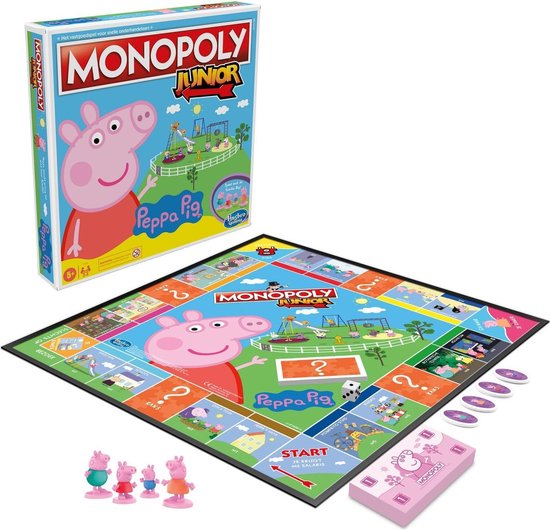 Afbeelding van het spel Monopoly Junior Peppa Pig - Bordspel
