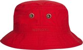 Hatland - Waterbestendige UV Bucket hoed voor heren - Kasai - Rood - maat XL (61CM)