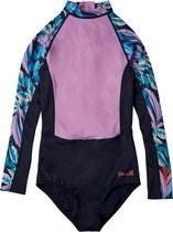 O'Neill - UV Surf badpak voor meisjes - Eendelig - Donkerblauw/Roze/AOP - maat 116cm