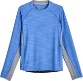 Coolibar - UV Zwemshirt voor jongens - Longsleeve - Ultimate Rash - Surf Blauw - maat M (122-134cm)