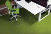 Stoelmat Vloermat voor zachte vloeren Ovaal/rond 90x120 cm.