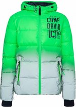 Camp David, gewatteerde jas met reflecterend spray-effect