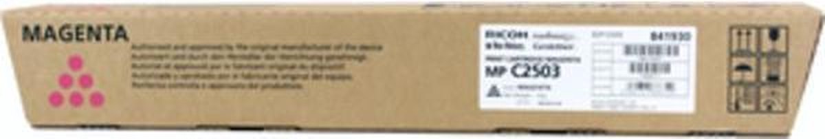RICOH MP C2503 tonercartridge magenta standard capacity 5.500 pagina's 1-pack