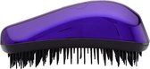 DESSATA BRIGHT purple detangling hairbrush. Original size.