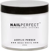 Nail Perfect Premium Acrylic Powder Mega White 250gr