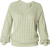 IVY BEAU Rosan Trui - Soft Green - maat 44