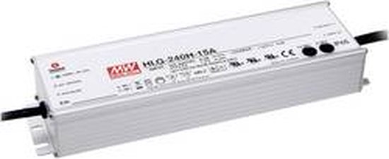 Driver LED, Transformateur LED 12 - 24 V/ DC 240 W 10 A Tension constante, Courant constant Mean Well HLG-240H-24B