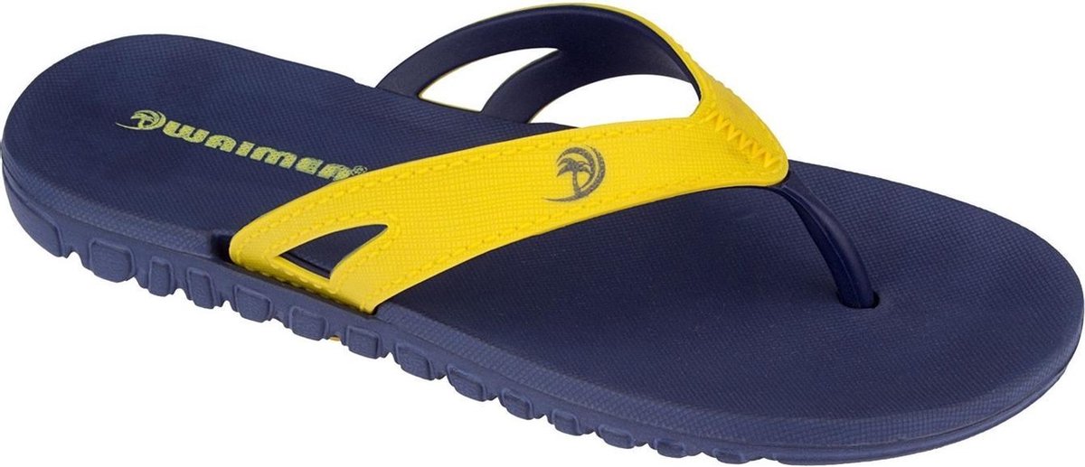 Waimea Teenslippers Rider Marine Geel