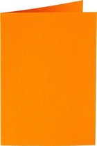 Papicolor Dubbele kaart A6 oranje 200gr-CV 6 stuks  309911 - 105x148 mm