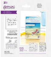 Gemini - Clearstamp&Snijmallen set - Best Of British Beach Day
