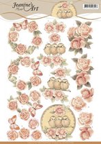 3D knipvel - Jeanine's Art - Vintage Roses -